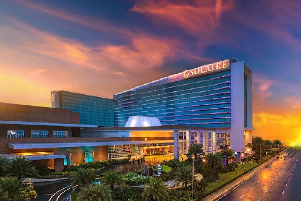 The stunning Solaire Resort Entertainment City.