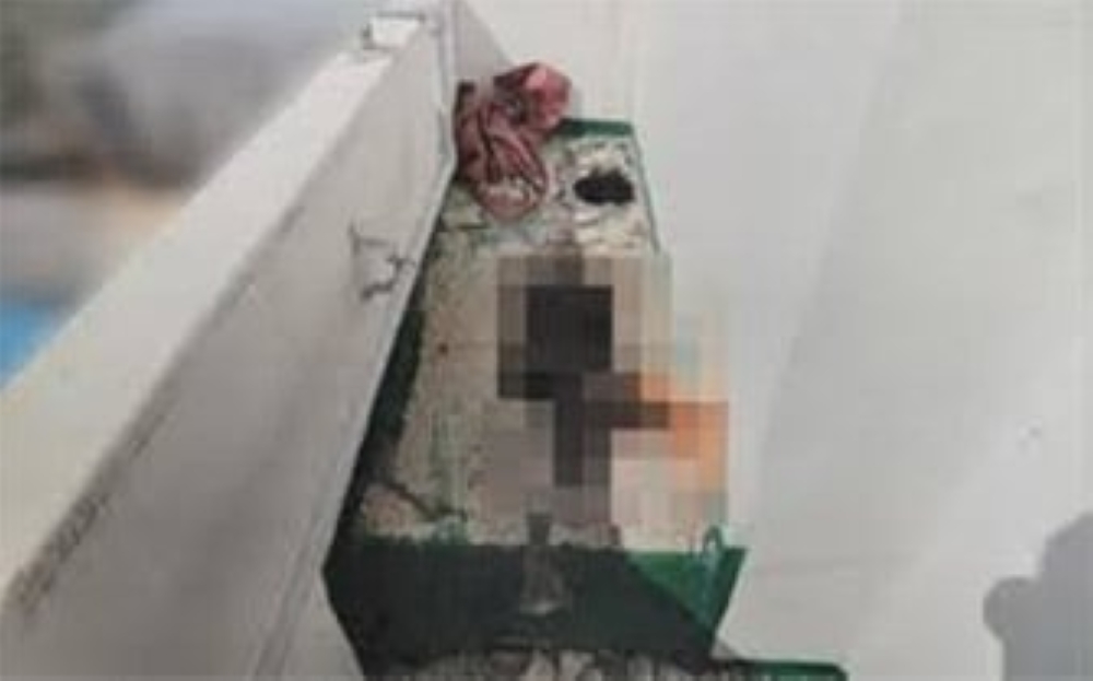 The body was found last month after a worker who was searching for water leaks found the travel bag. — Picture from Facebook