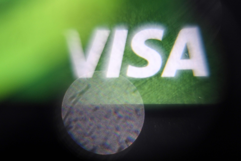 The lawsuit comes after a wide-ranging three-year probe by the US antitrust enforcers into Visa’s business practices. — AFP pic