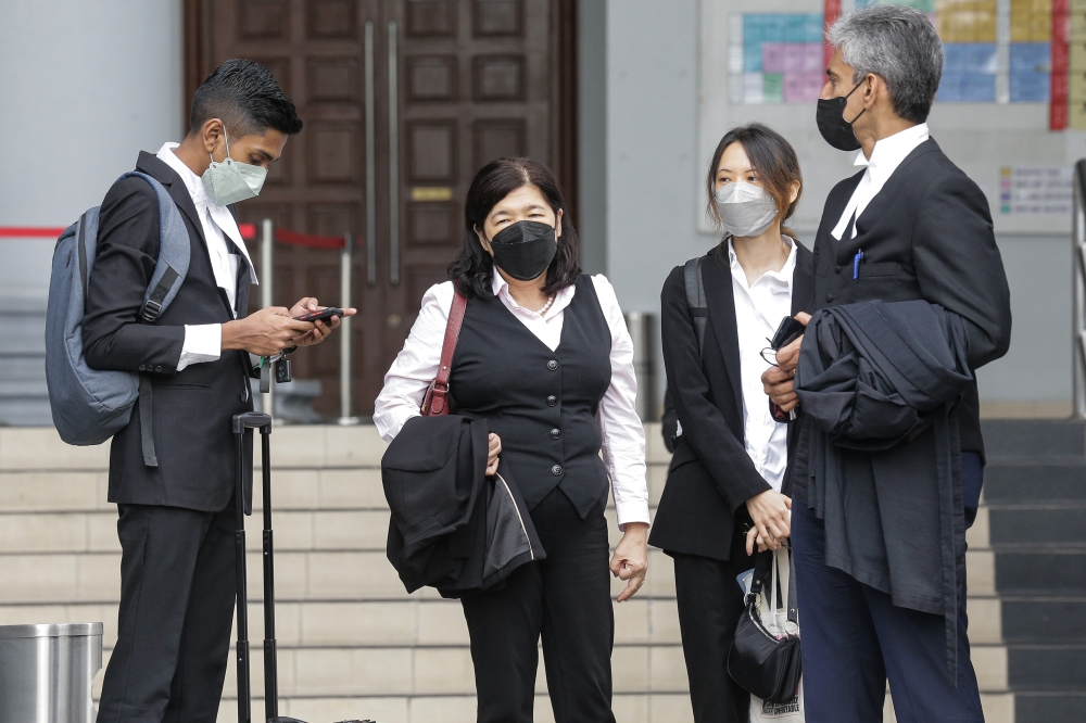 Pastor Raymond Koh's wife Susanna Liew at the Kuala Lumpur High Court December 19, 2022. — Picture by Sayuti Zainudin