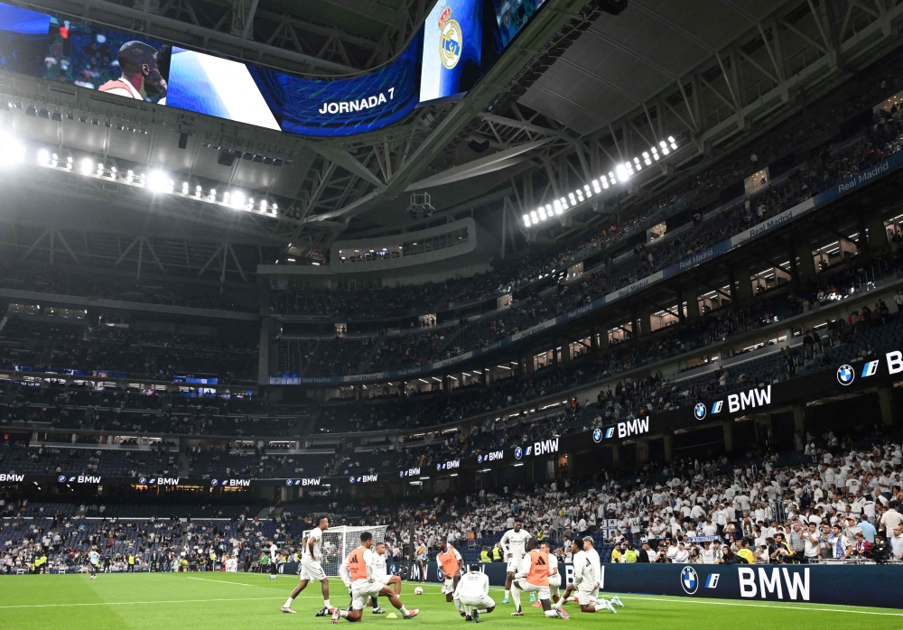 Santiago Bernabeu stadium, the home of Real Madrid, has cancelled all concerts there due to noise complaints from locals. — AFP pic