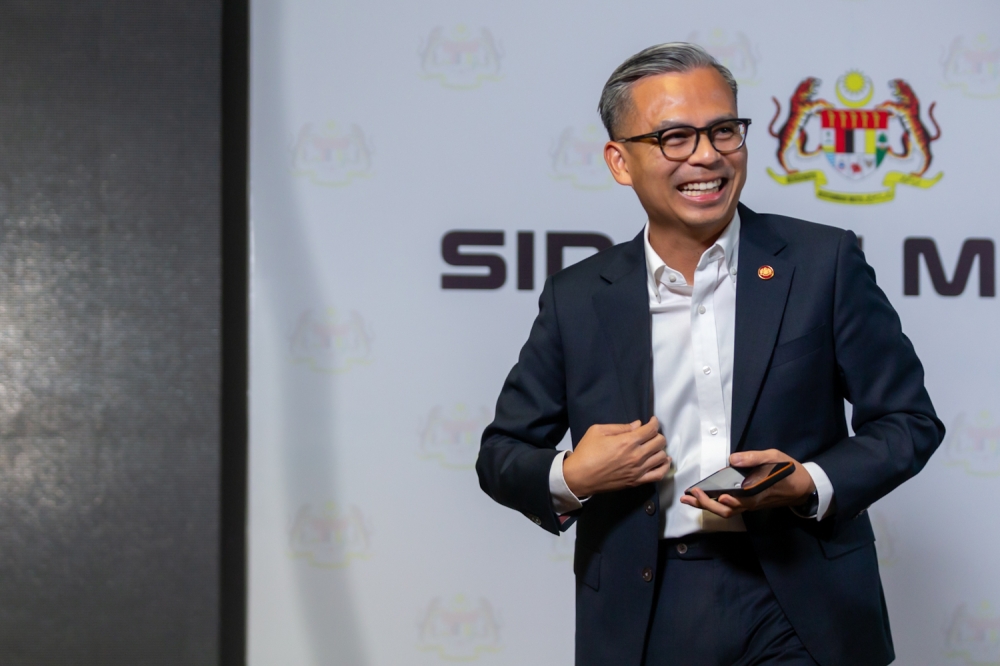 Communications Minister Fahmi Fadzil said there are at least seven or eight versions of GISBH parody songs on TikTok’s For You page. — Picture by Raymond Manuel