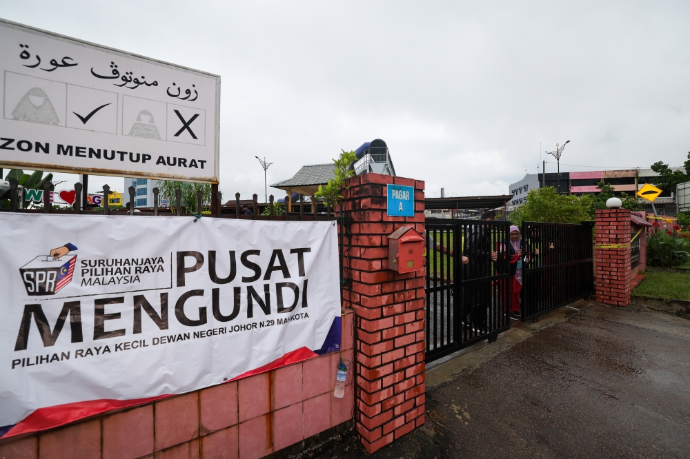 The Mahkota by-election in Johor is the fourth this year, after Kuala Kubu Baru in Selangor, Sungai Bakap in Penang, and Nenggiri in Kelantan. — Bernama pic
