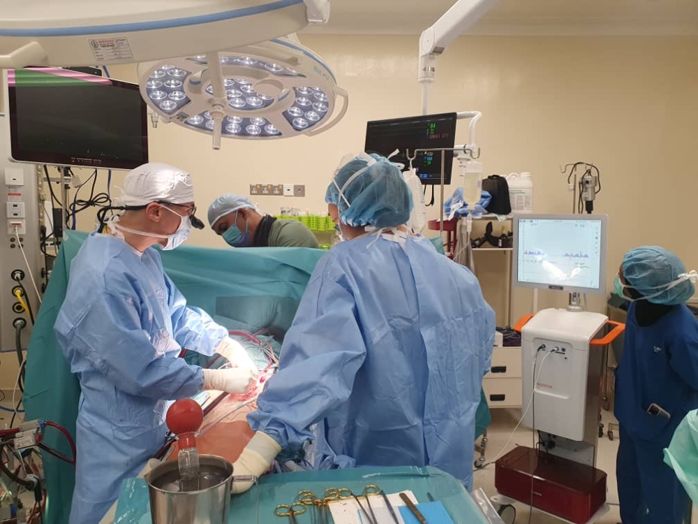 Coronary artery bypass graft is a surgical procedure aimed at improving blood flow to the heart. — Picture courtesy of Subang Jaya Medical Centre 