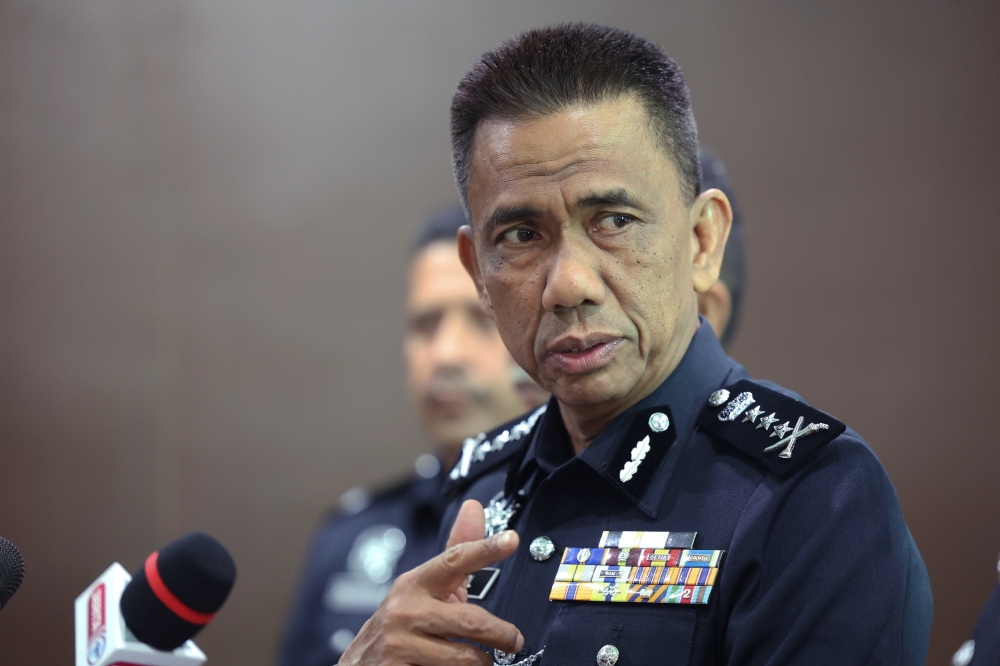 A file photograph shows Kedah Police Chief Datuk Fisol Salleh at the state police headquarters in Alor Setar, on April 8. 2024. — Bernama pic