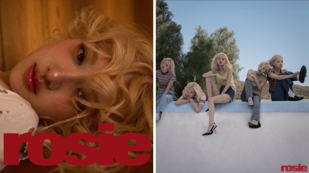 BlackPink's Rosé announced that her first full-length album is available for pre-order. — Picture composite via Instagram/@roses_are_rosie