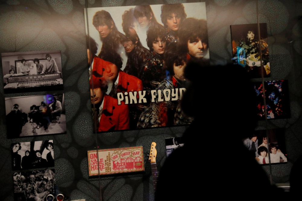 A woman at a Pink Floyd exhibition in 2017. — Picture from Reuters