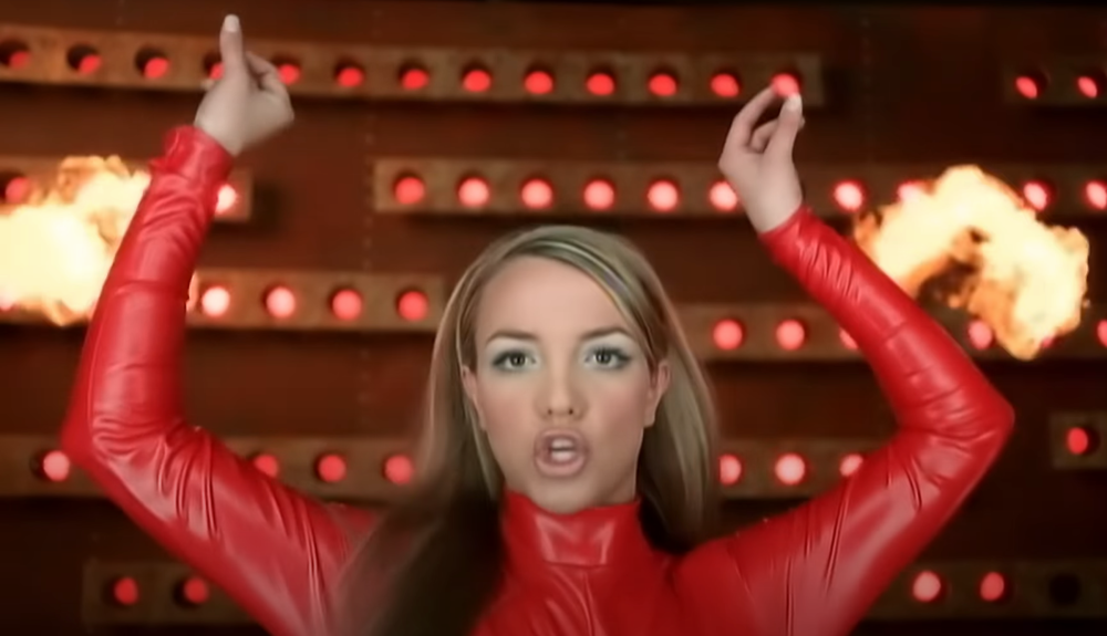 Playing with fire: the incident comes four years after the star accidentally burnt down her home gym. — Screenshot from Youtube/BritneySpears