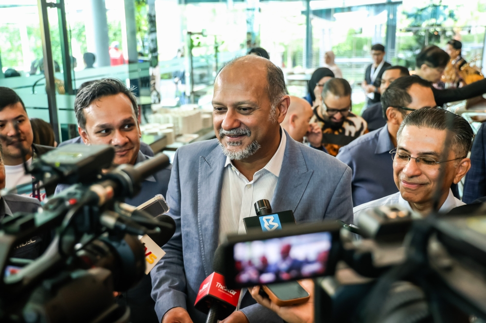 Gobind Singh Deo reaffirmed the government’s ambitious goal of establishing Malaysia as a regional digital creative hub by 2030. — Picture via Firdaus Latif