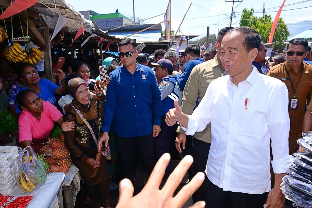 In the final stretch of his presidency, Jokowi’s schedule has been packed with visits to various regions, traditional markets, and infrastructure sites around the archipelago. — Picture from Facebook/Presiden Joko Widodo