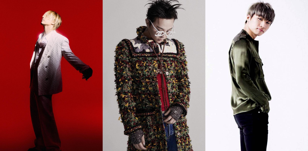 Will Taeyang, G-Dragon and Daesung get back together to perform onstage at the 2024 MAMA Awards? — Pictures from Instagram/Taeyang, G-Dragon and Daesung 