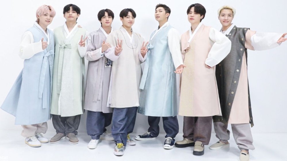 The 2024 ‘Dalmajung BTS X MU:DS’ collection is a series of merchandise that blends the beauty of traditional Korean culture with the influence of BTS. — Picture from Big Hit Music