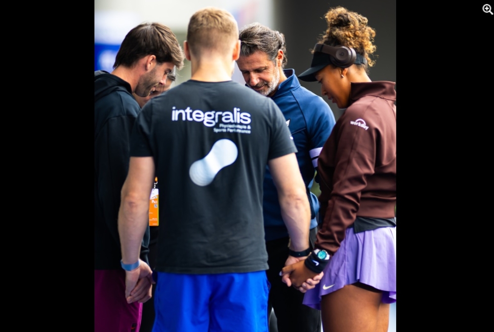 High-profile coach Patrick Mouratoglou (2nd right) with Naomi Osaka in Beijing, China, October 2, 2024. — Picture from Facebook/Patrick Mouratoglou