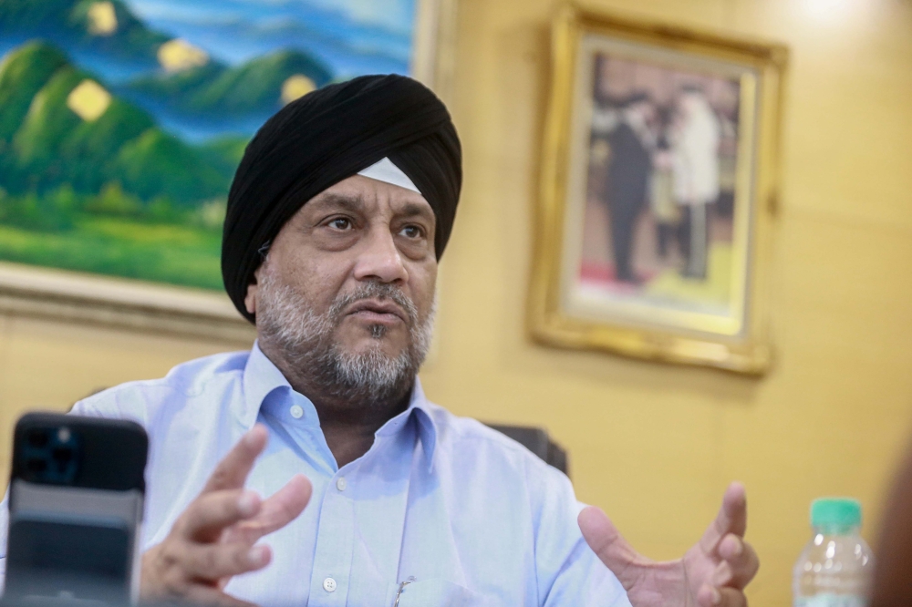 Datuk Harjit Singh Sidhu, CEO of HSS Advisory Sdn Bhd, fervently believes that strengthening the digital economy, creating youth employment, and reintroducing a better GST is the trifecta needed for Malaysia’s steady growth. — Picture by Sayuti Zainudin