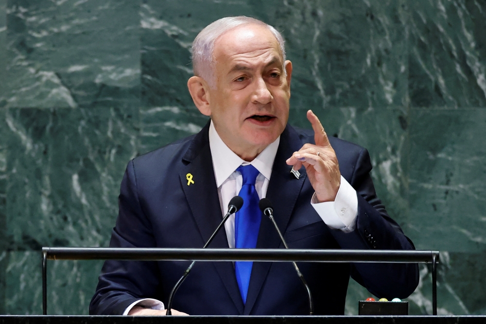 Prime Minister Benjamin Netanyahu vowed to press the “sacred mission” against Israel’s enemies. — File pic via Reuters