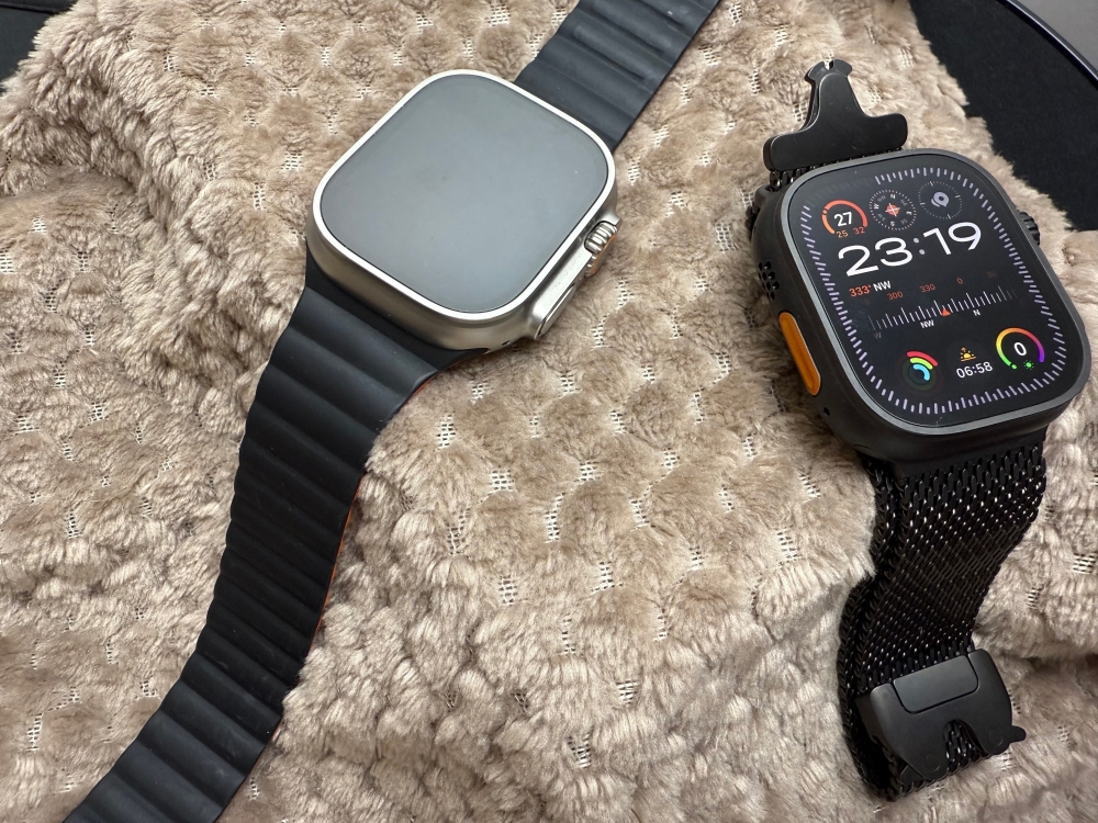 They're the same watch in different finishes but probably the best Apple Watches ever made so far. — Picture by Erna Mahyuni