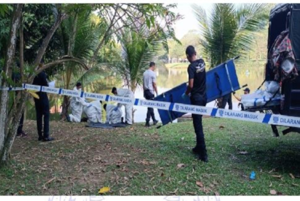 Shah Alam district police chief Assistant Commissioner Mohd Iqbal Ibrahim, said the discovery of the man’s body, believed to be a foreign national, was reported by the public at 7.39am. — Picture from Facebook/Shah Alam police 