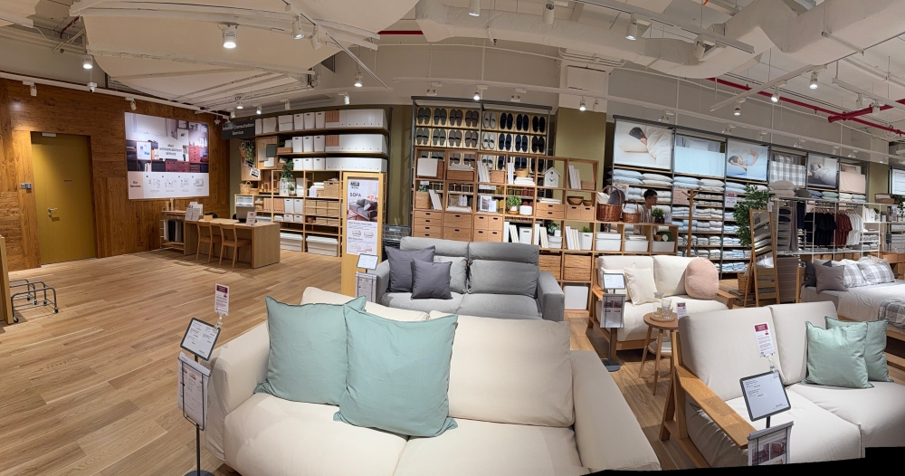 Muji customers will appreciate the more spacious interior of the new store. — Picture by Erna Mahyuni