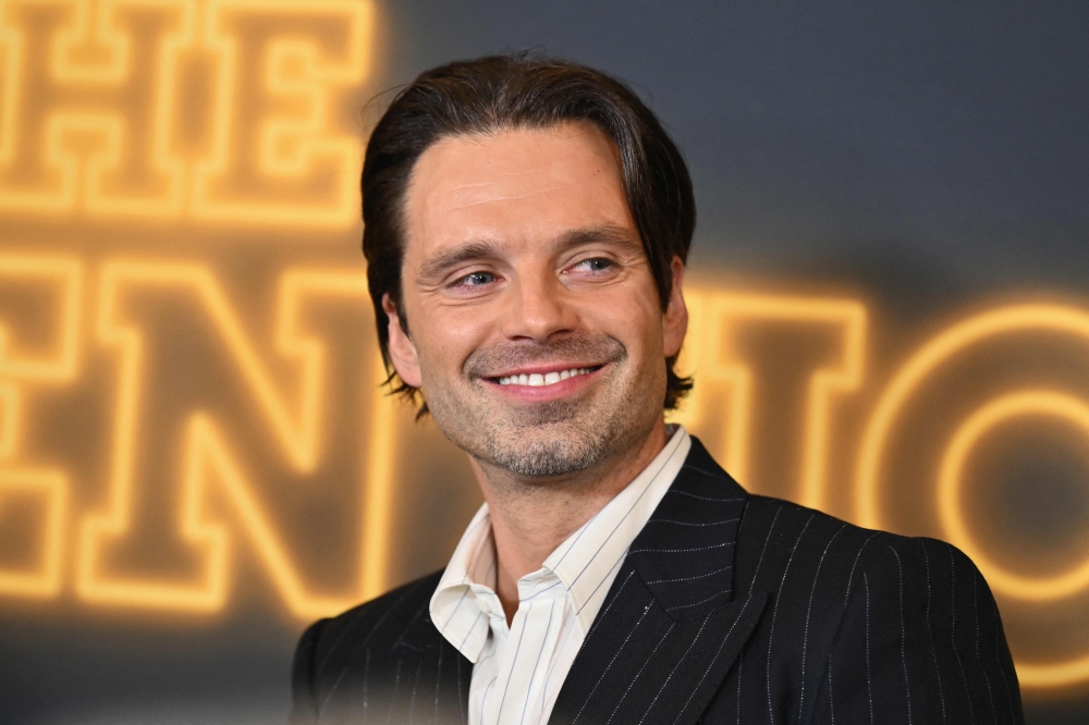 US-Romanian actor Sebastian Stan attends ‘The Apprentice’ NY premiere at the DGA theatre in New York October 8, 2024. — AFP pic