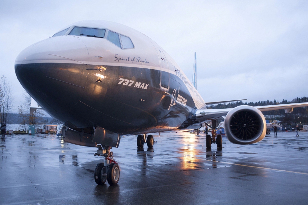A Boeing 737 MAX 8 sits outside the hangar during a media tour of the Boeing 737 MAX at the Boeing plant in Renton, Washington December 8, 2015. — Reuters pic  