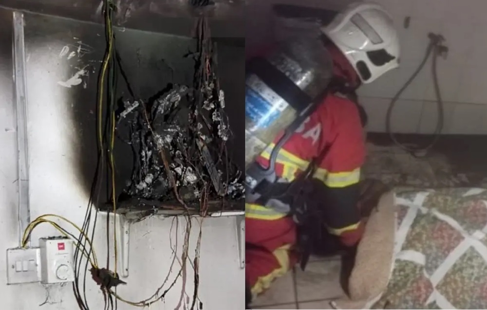 The Fire and Rescue Department said a woman died from smoke inhalation while two others were injured in a blaze at an apartment in Palm Spring Condo, Damansara. — Picture courtesy of Fire and Rescue Department 
