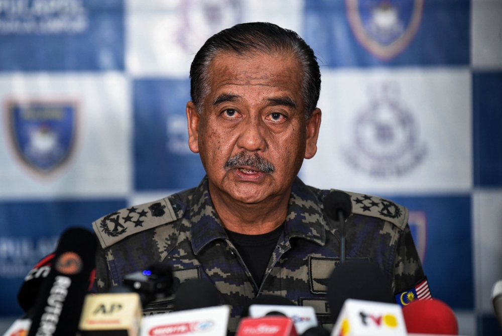 Inspector-General of Police Tan Sri Razarudin Husain said another individual linked to GISB Holdings Sdn Bhd (GISBH) will be brought before the Sessions Court in Kota Tinggi, Johor today for a sexual crime involving a 16-year-old teenager. — Bernama picture