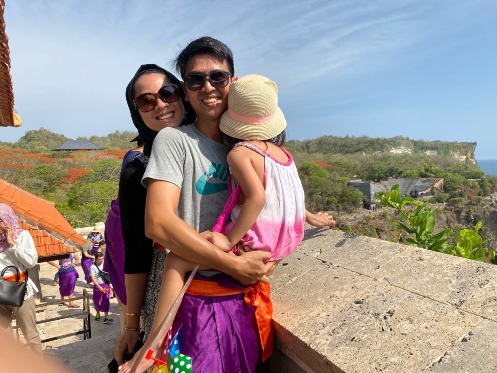 Jasmin Hassan (left) said she had to seriously weigh the financial costs of IVF treatment. — Picture courtesy of Jasmin Hassan 