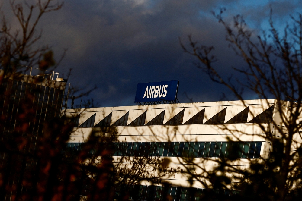 Airbus aims to implement the cuts, which represent 7 per cent of its workforce in the Defence & Space unit, by the middle of 2026. — Reuters pic
