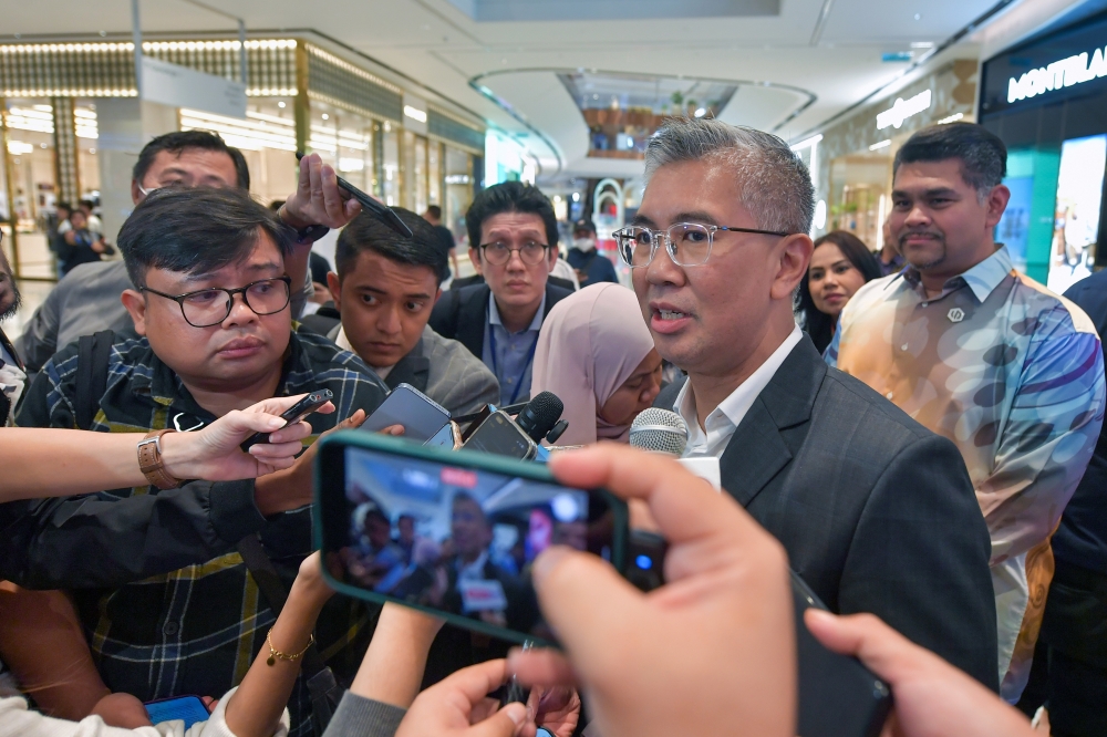 Tengku Zafrul said 6,617 BEVs were sold in the first half of 2024 compared to the 3,117 units in the same period last year. — Bernama pic