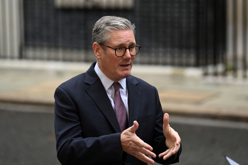 British Prime Minister Keir Starmer also said that Britain was looking at sanctioning Israeli finance minister Bezalel Smotrich and national security minister Itamar Ben-Gvir over comments they had made about the conflict. — Reuters pic