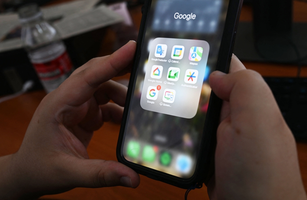 Google has been hit with a series of recent legal challenges to its dominance. — AFP pic