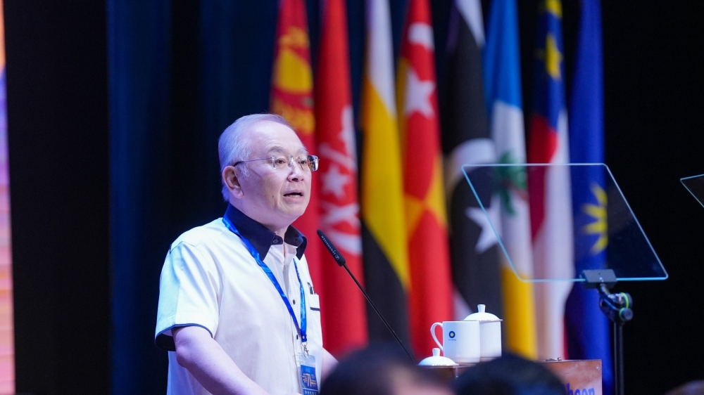 MCA president Datuk Seri Dr Wee Ka Siong speaks at the party's 71st annual general meeting. — Picture from Facebook/MCA