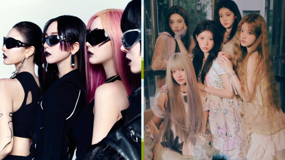 Aespa and Illit's comebacks will both be released on October 21. — Picture composite of social media pics