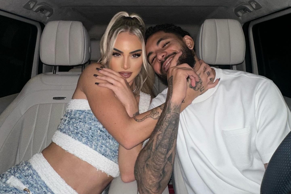 Alisha Lehmann and Douglas Luiz moved to Turin last summer, but now have their home broken into. — Picture from Instagram/Alisha Lehmann