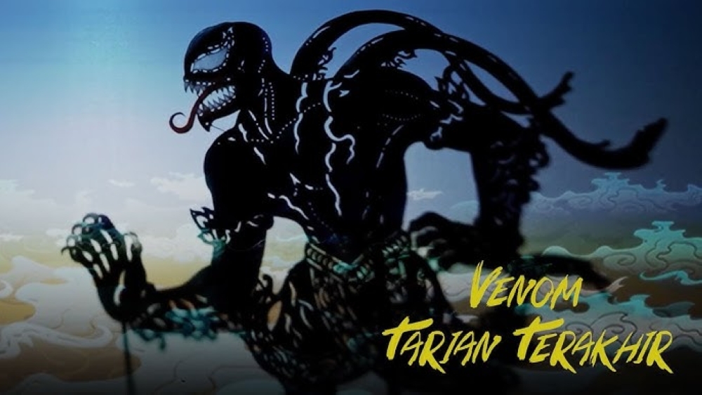 ‘Venom: Tarian Terakhir’ is Sony's latest collaboration for promotions of the upcoming instalment of the franchise with traditional Malaysian  artforms, first with  ‘batik’, and now ‘wayang kulit’ — Screenshot from Youtube/GSC