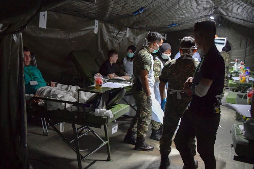 Two Airbus A-400M aircraft of the Royal Malaysian Air Force transported injured Palestinians to Subang Air Base, Selangor August 16, 2024. — Bernama pic