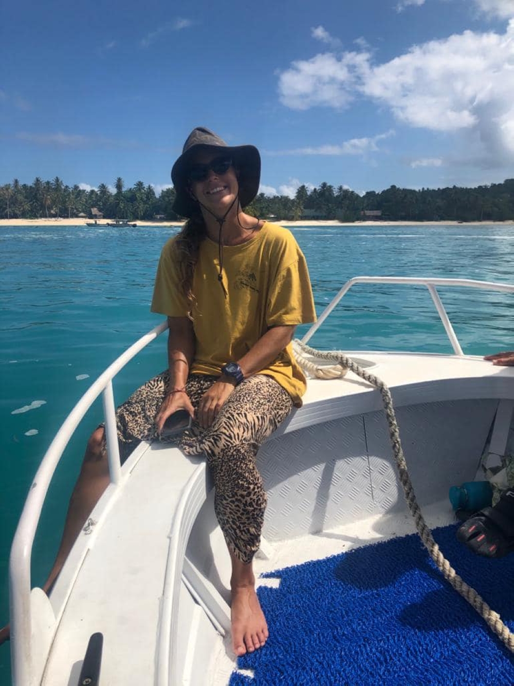 According to Australia’s ABC news, Giulia Manfrini, 36, died after a swordfish speared her in the chest while surfing in the waters off Ombak Bengbeng, near Masokut Island. — Photo via Facebook/Naga Laut Mentawai Blue
