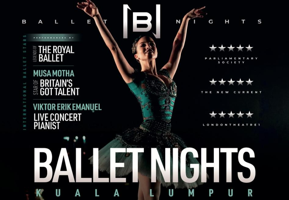 Expect performances by legends of The Royal Ballet, Musa Motha and live concert pianist Viktor Erik Emanuel. — Image courtesy of Ballet Nights