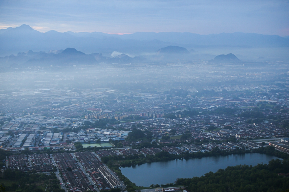 A general view of Ipoh taken from the top of Bukit Kledang June 20, 2024.  — Picture by Farhan Najib