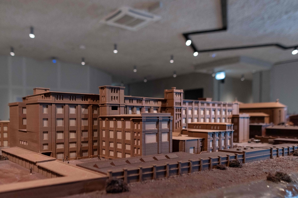 A chocolate-made model of the factory and its neighbourhood is seen on the exposition of the E. Wedel Chocolate Factory museum in Warsaw, Poland, October 10, 2024. — AFP pic 