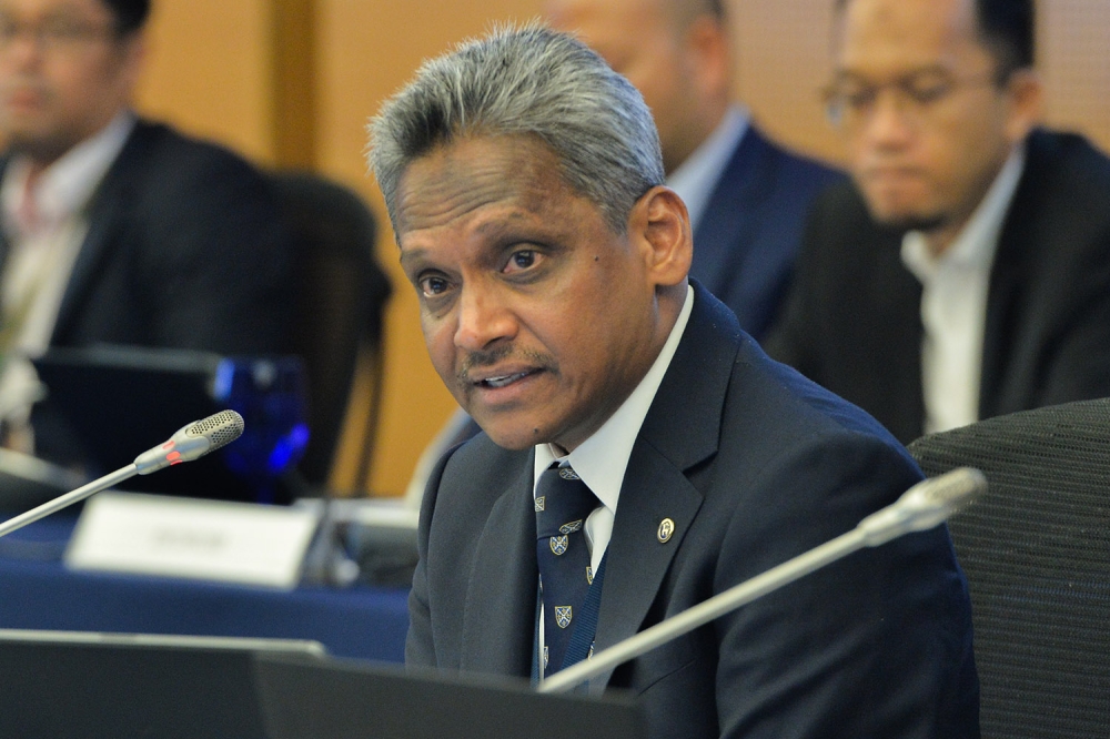 Abdul Rasheed said the US presidential election is among the events that BNM is monitoring closely, adding that things are still very fluid at the moment. — Picture by Miera Zulyana