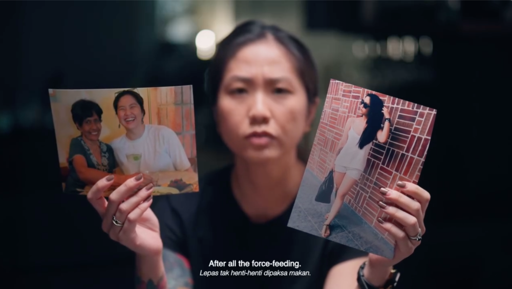 Apparently being fed with good food is a traumatic experience. — Picture from instagram/Your Maker