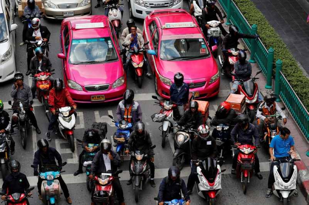Personal vehicles are said to account for more than two-thirds (68.7 per cent) of overall travel in Bangkok. — Reuters pic