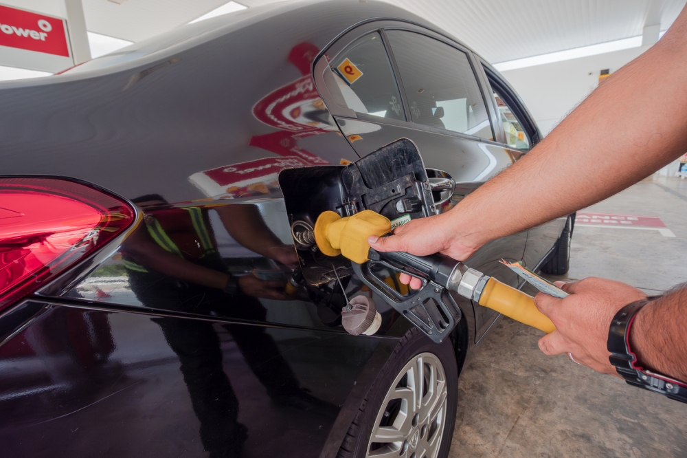 Malaysia’s government-subsidised petrol prices make it one of the cheapest places in the world to fill up a car. But how does it compare with other countries? — Picture by Raymond Manuel