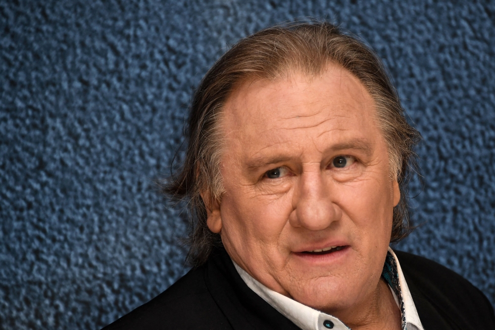 The trial of French film legend Gerard Depardieu, who is charged with rape and is facing a litany of other sexual assault claims, is to open on October 28, 2024. — File pic via AFP