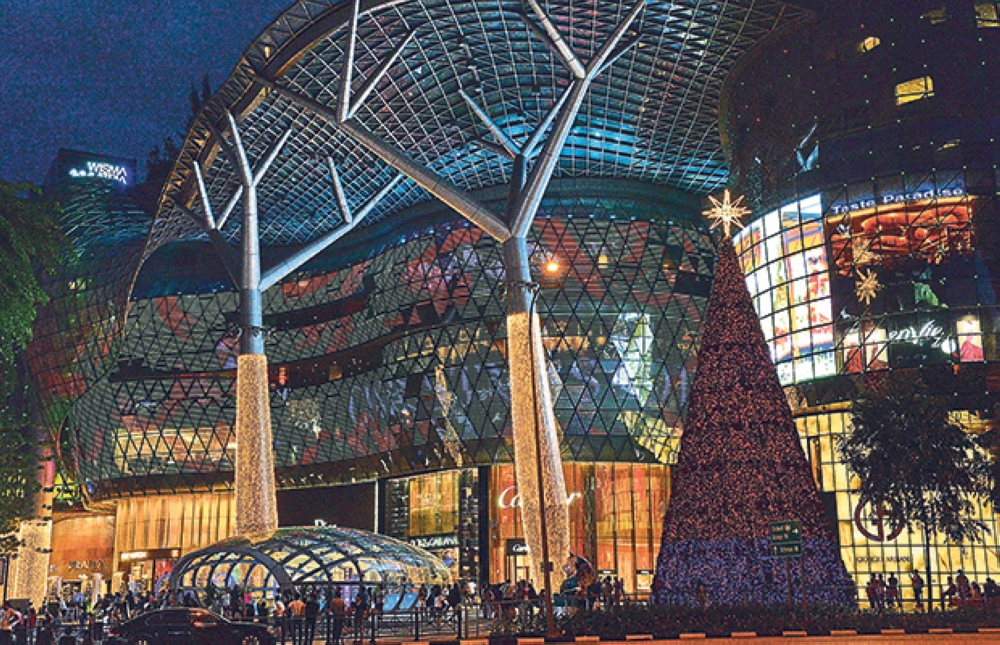 File photo of the ION Orchard shopping mall’s Christmas decorations. This year, there will be two Christmas Villages along Orchard Road: one at Ngee Ann City Civic Plaza and the other at Shaw House Urban Plaza. — TODAY pic
