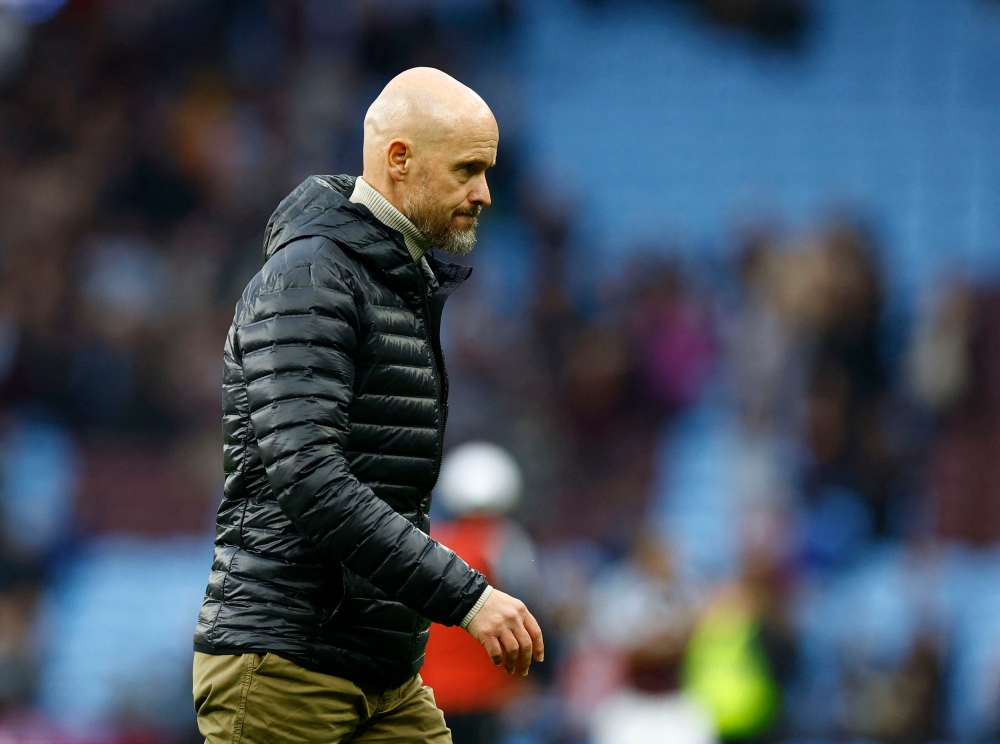 Manchester United manager Erik Ten Hag has been sacked following the team's worst start to a top-flight season since 1989-90. — AFP