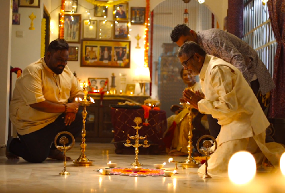 Coach R. Jeganathan (right) made a difference in the lives of so many of the athletes he mentored and coached.