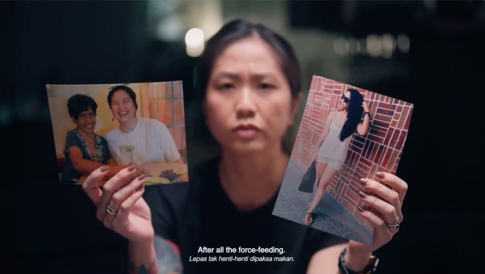 Apparently being fed with good food is a traumatic experience. — Picture from instagram/Your Maker