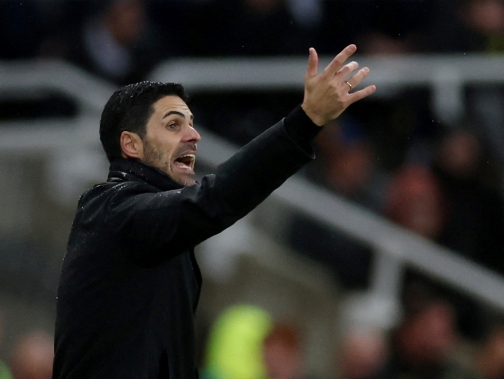 Arteta found himself in hot water after two of his last four league matches against Newcastle, beginning with a goalless draw in the 2022-23 season after which he was criticised for his behaviour on the touchline. — Action Images pic via Reuters/Lee Smith
